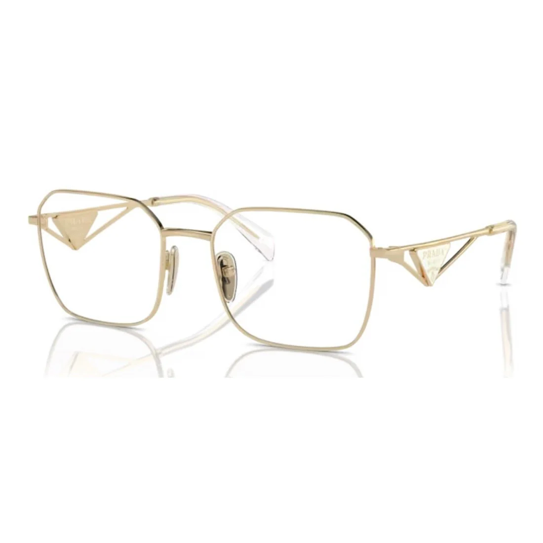 Prada PR A51V altın optik çerçeve